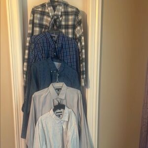 Banana Republic Casual Button Down Shirts a lot of 5 1 no iron dress shirt i